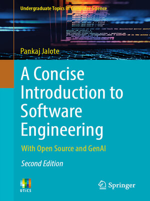cover image of A Concise Introduction to Software Engineering